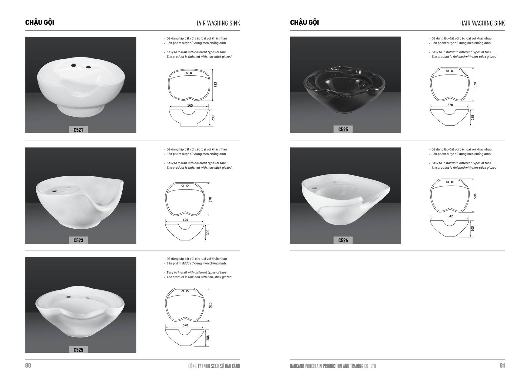Bảng giá và Catalogue Thiết bị vệ sinh Hảo Cảnh HC mới nhất 2025 /Page 41